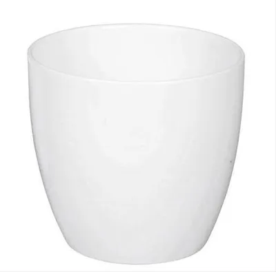 Produktbild von Scheurich 278100 Alaska Keramik-Übertopf, Ø 19 cm, weiß (1 Stück)