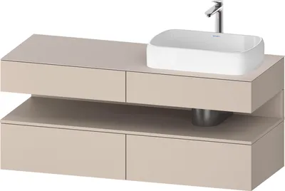 Produktbild von DURAVIT QA4766091910010 QAT KWTU WH Eck 1400x550x600 Tp. Mt.