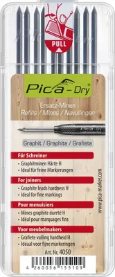 Obrázok produktu pre Sada náplní pre značkovače hlbokých otvorov Pica-Dry Graphit Pica | 4260056155109