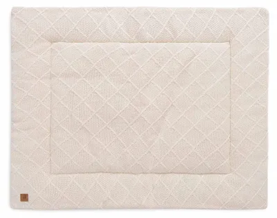 Produktbild von Krabbeldecke 75x95cm Check Knit - Oatmeal