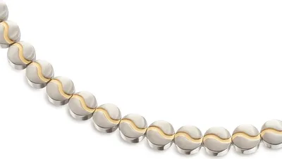 Produktbild von Boccia Collier 08022-02 Titan teilvergoldet