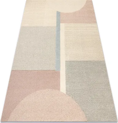 Immagine prodotto di FLUX 461.1.AE990 tappeto in lana OSTA - Geometrico, strutturale, loft crema / beige beige 120x170 cm