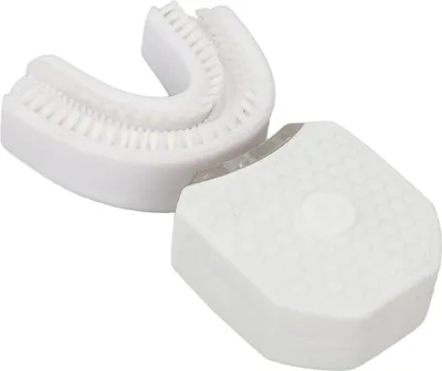 Produktbild von Sonic U-förmige Zahnbürsten, automatisch, kabellos, wiederaufladbar, IPX7 wasserdicht, blaues LED-Bleaching, weiß