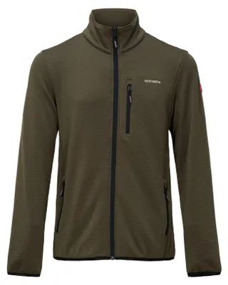 Immagine prodotto di Gilet in pile da uomo Nordberg Mick, colore verde militare - taglia