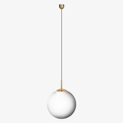 Produktbild von LUCIS Pendelleuchte POLARIS ZK 48,5W LED 3000K Glas Messing Opal ZK.P3.500.84