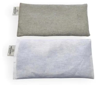 Produktbild von 2er-Set Augenkissen Light – Augenkissen mit Lavendelblüten und Reis, aus Naturbaumwolle, für Yoga und Meditation, zur Entspannung und Ruhe