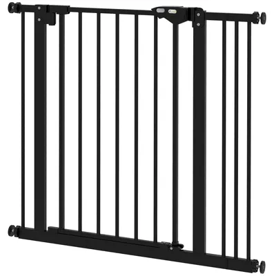 Immagine prodotto di Recinzione per cani, adatta per porte e scale – cancellata di sicurezza regolabile | Colore: nero
