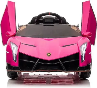 Zdjęcie produktu dla Pojazd dziecięcy – samochód elektryczny „Lamborghini Veneno 615B” – licencjonowany – 12V7AH, 4 silniki, pilot 2,4 Ghz, MP3, fotel skórzany + EVA