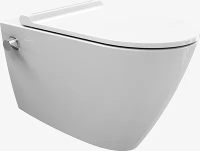 Produktbild von Bien ALESTA NANO Spülrandlos Hänge Wand Dusch Taharet Wc integr. Armatur mit Soft-Close Wc Deckel