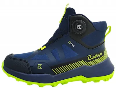 Image de Kastinger GSK-Norderner : chaussures pour enfants, bottes pour garçons, imperméables, à lacets, couleur bleue, pour le quotidien