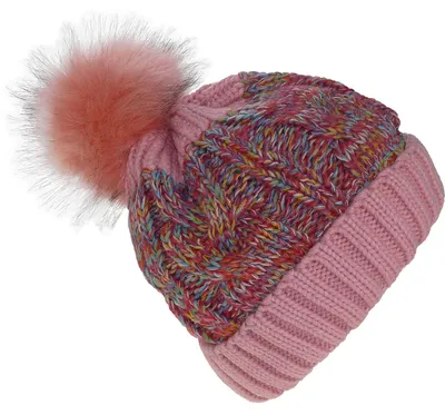 Produktbild von Dehnbare Outdoor Mütze mit Bommel und Futter, Einheitsgröße, in 6 Farben