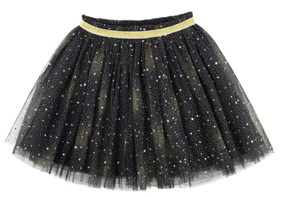 Productafbeelding van Baby-, peuter- en kinderkleding: meisjesrok, tutu, sterrenprint, pailletten, prinsessenrok