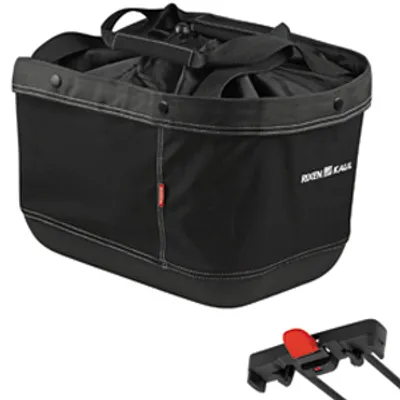 Produktbild von Klickfix Shopper Alingo GT Einkaufskorb Gepäckkorb für Racktime schwarz