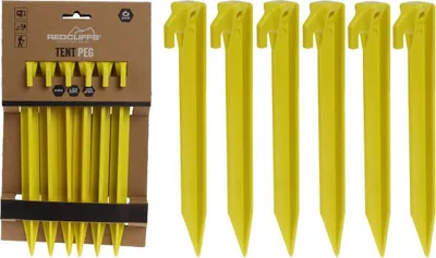 Obrázek produktu pro Redcliffs plast Tentharingen 23 cm 6 kusů Geel