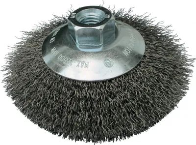 Produktbild von Klingspor BK 600 W Kegelbürste, 125 mm Gewinde M 14 0,3 Stahl