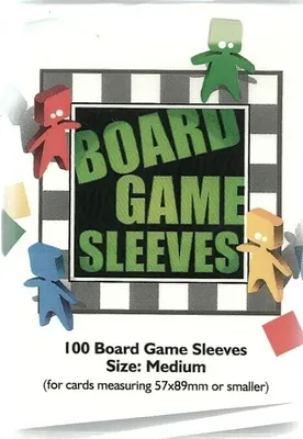 Produktbild von Board Games Sleeves - Clear - Medium (57x89mm) - 100 Pcs