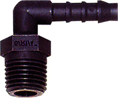 Produktbild von Riegler Winkel-Einschraubstutzen, R 1/4 a., für Schlauch LW 6 mm, PA 6