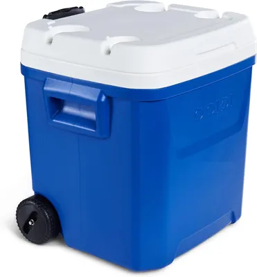 Produktbild von Passive Kühlbox – Isolierte Box – Für Outdoor-Aktivitäten – Mit Tragegriffen und Seitengriffen – 56 Liter Fassungsvermögen – Blau