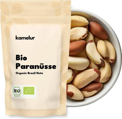 Produktbild von Kamelur BIO Paranüsse 1kg, BIO Paranusskerne