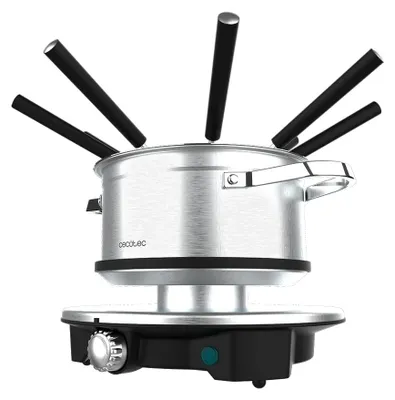 Elektrische Fondue 1500 W, 1,7 l, Edelstahl, für 8 Personen