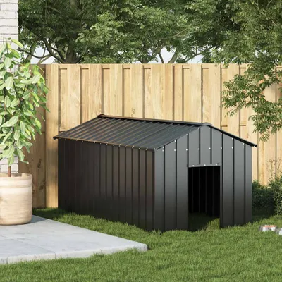 Immagine prodotto di Casetta per Cani con Tetto 114x202x101 cm Acciaio Zincato