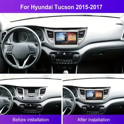 Immagine prodotto di Autoradio - Autoradio per auto - Autoradio - Doppio DIN - 2 DIN - Schermo touchscreen da 9 pollici - Android 15