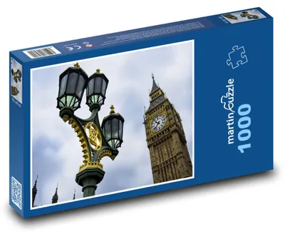 Obrázek produktu pro Puzzle 1000 Londýn, Big Ben a lampa - martinpuzzle