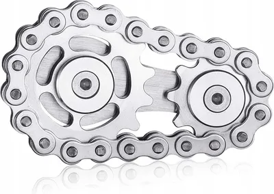 Produktbild von Fidget Spinner Kette Rad Schwungrad Stressabbau Spielzeug mit Metallkonstruktion und reibungslosem Bewegung