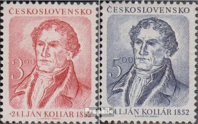 Produktbild von Briefmarken Tschechoslowakei 1952 Mi 705-706 (kompl.Ausg.) postfrisch Kollar