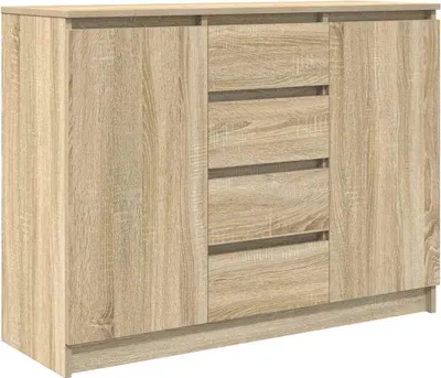 Immagine prodotto di Credenza con Cassetti Rovere Sonoma 100,5x35x76cm in Truciolato