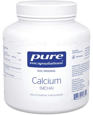 Produktbild von Pure Encapsulations Calcium Mcha Kapseln 180 St