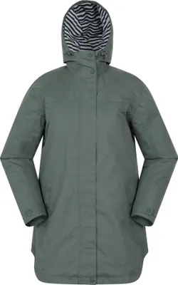 Immagine prodotto di Mountain Warehouse - Giacca "Riviera", impermeabile da donna, imbottita MW4668 (36 IT) (Verde cachi)