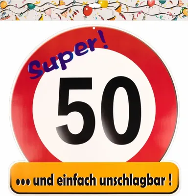 Obrázek produktu pro Obří nápis "Super! 50" D50cmMix