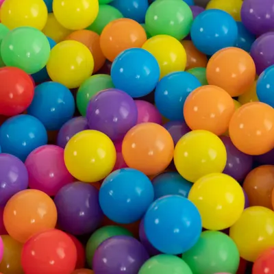 Produktbild von HOME DELUXE - Spielbälle SPIN - Bälle für Bällebad - Bunt, 360 Stück I Babybälle Kugelbad Plastikbälle