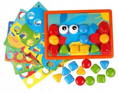 Produktbild von Technok TEH6047 Knobelmosaik Lernspielzeug mit großen Teilen