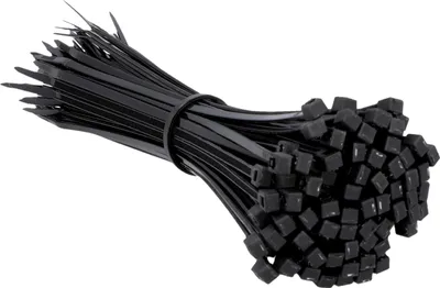 Produktbild von Unitec Kabelbinder 15 cm schwarz 100 Stück