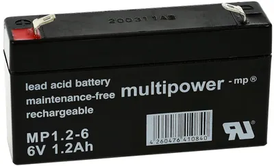 Image de Powery Batterie au plomb (multipower ) MP1,2-6