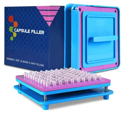 Imagen del producto de Máquina de encapsulación con 100 cavidades para cápsulas de gelatina y cápsulas vegetarianas