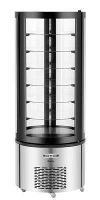 Produktbild von Bartscher Kuchenvitrine 400L Umluft 2-10°C LED Doppelverglasung drehbare Ablagen
