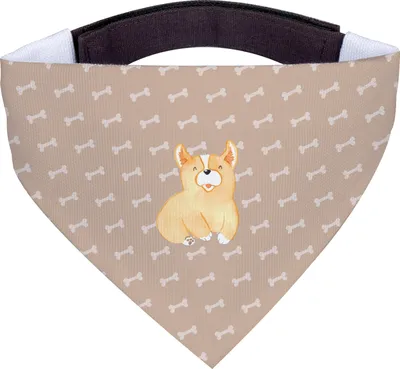 Produktbild von Mr. & Mrs. Panda Halstuch Corgie - Hundeglück - Geschenk, Für Hunde, Sprüche, Bellen, Hund, Tuch, Spruch, Hundehalstuch, Corgi