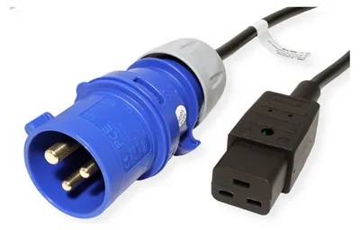 Immagine prodotto di Cavo di alimentazione Bachmann - da IEC 60309 (S) a IEC 60320 C19