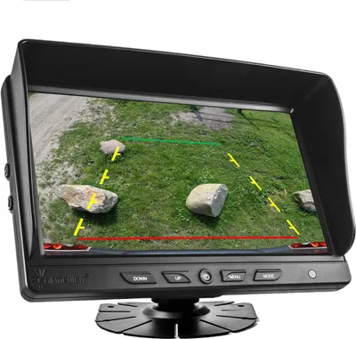 Produktbild von Carmedien CM-NMR9 9" TFT Monitor für Rückfahrkamera 12V 24V Auto-Display 9 Zoll Bildschirm LED Standmonitor Rückfahrsystem