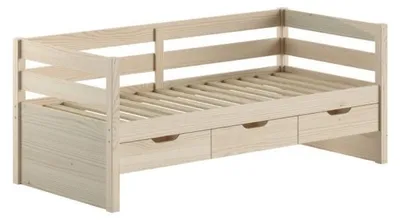 Image de Vipack Lit capitaine Margrit 90 x 200 cm finition pin