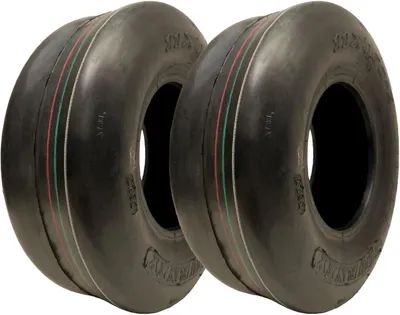 Image de 11x4.00-5 Smooth Lawnmower Slick Tyre 4ply Tubeless Wanda P607 150kgs (Set of 2)