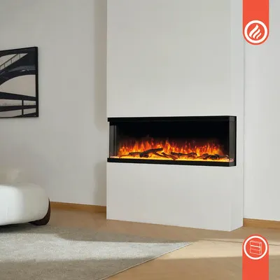Image de Cheminée électrique Kaminio Lea 20x43 cm 1800 Watt