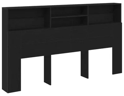 Obrázok produktu pre vidaXL Skriňa s čelom čierny dub 180 x 19 x 103,5 cm