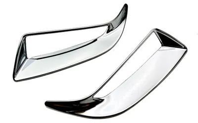 Productafbeelding van Achterbumper Foglight Cover - 2x Set - ABS Kunststof - Bescherming - Decoratie - Schokbestendig - Duurzaam - Foglight Trim