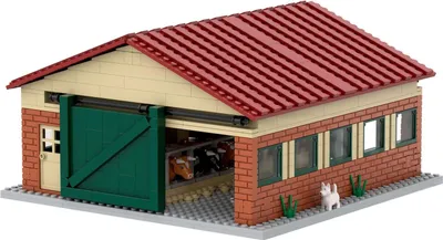 Zdjęcie produktu dla Schäfer Toy Company GmbH BRIXIES Plus Kuhstall / Cow barn