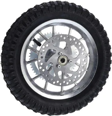 Obrázok produktu pre Strieborný 12 mm ráfik zadného kolesa pre motokrosový motocykel