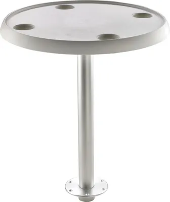 Immagine prodotto di Tavolo rotondo VETUS Ø 60 cm con gamba regolabile (incorporata)
